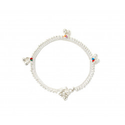 Blingy Silver Anklet 